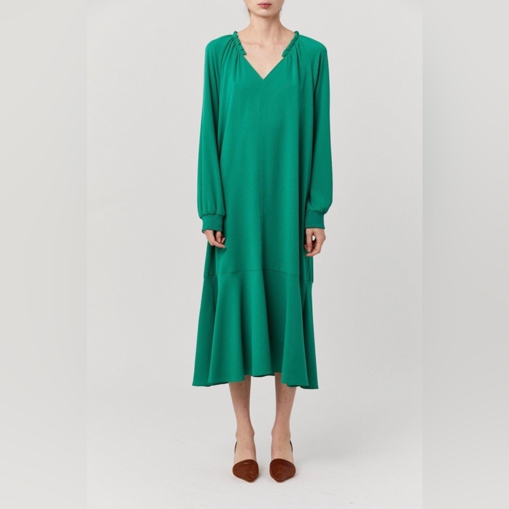 Tibi Chalky Drape Dress with lining • 12